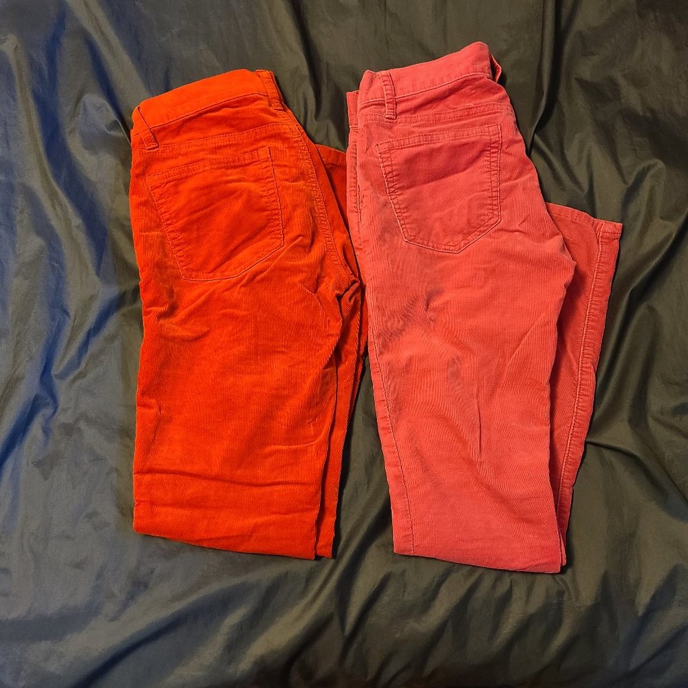 Gap 1969 Women Corduroy Legging Jeans - 2 pants - Picture 8 of 8